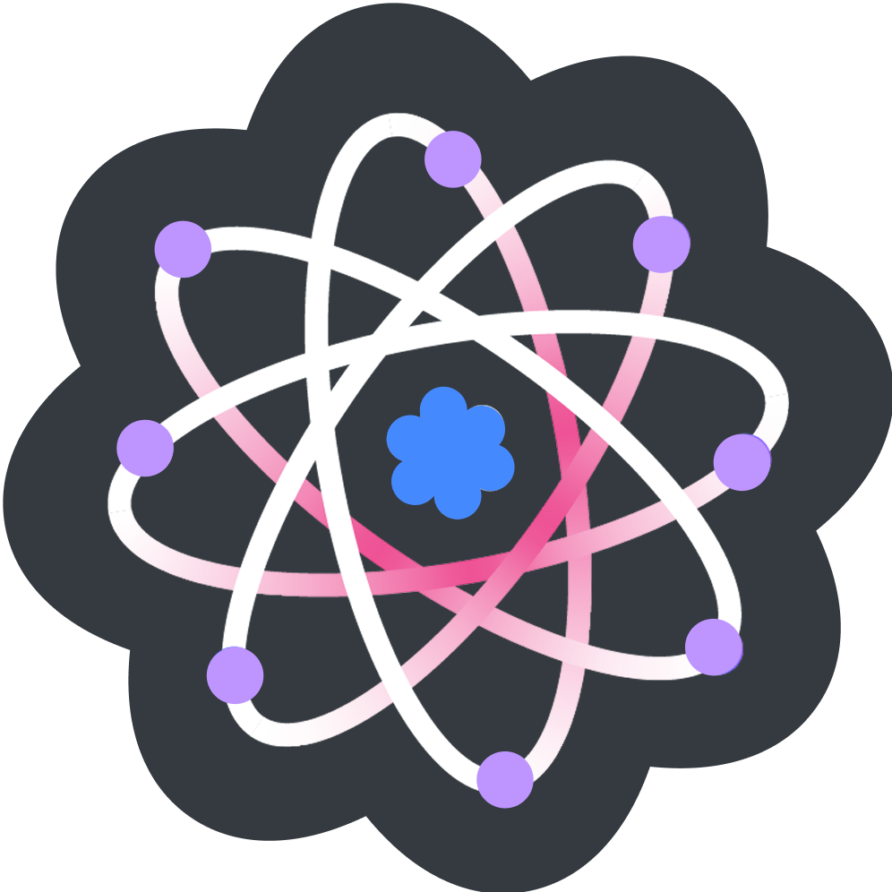 Atom sticker